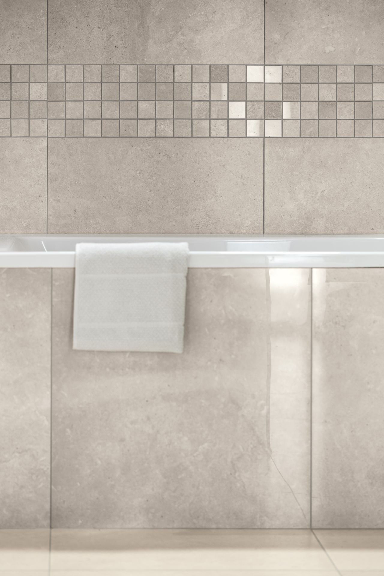 #RAKO #Limestone #Obklady a dlažby #Koupelna #kámen #mozaika #Moderní styl #šedá #Matná dlažba #Velký formát #500 - 700 Kč/m2 #new 
